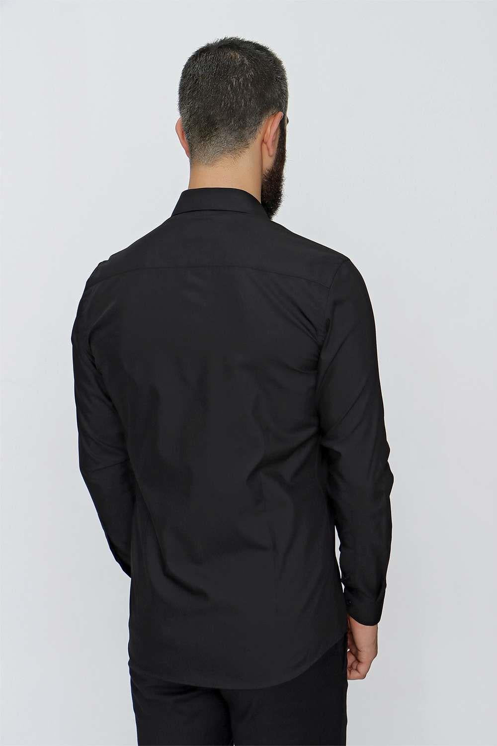 Gk 649 Siyah Altro Gömlek