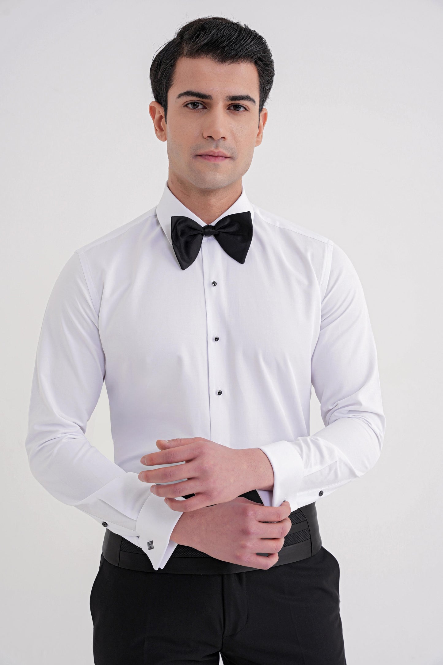 Gk 731 Gömlek Slim Beyaz Smokin