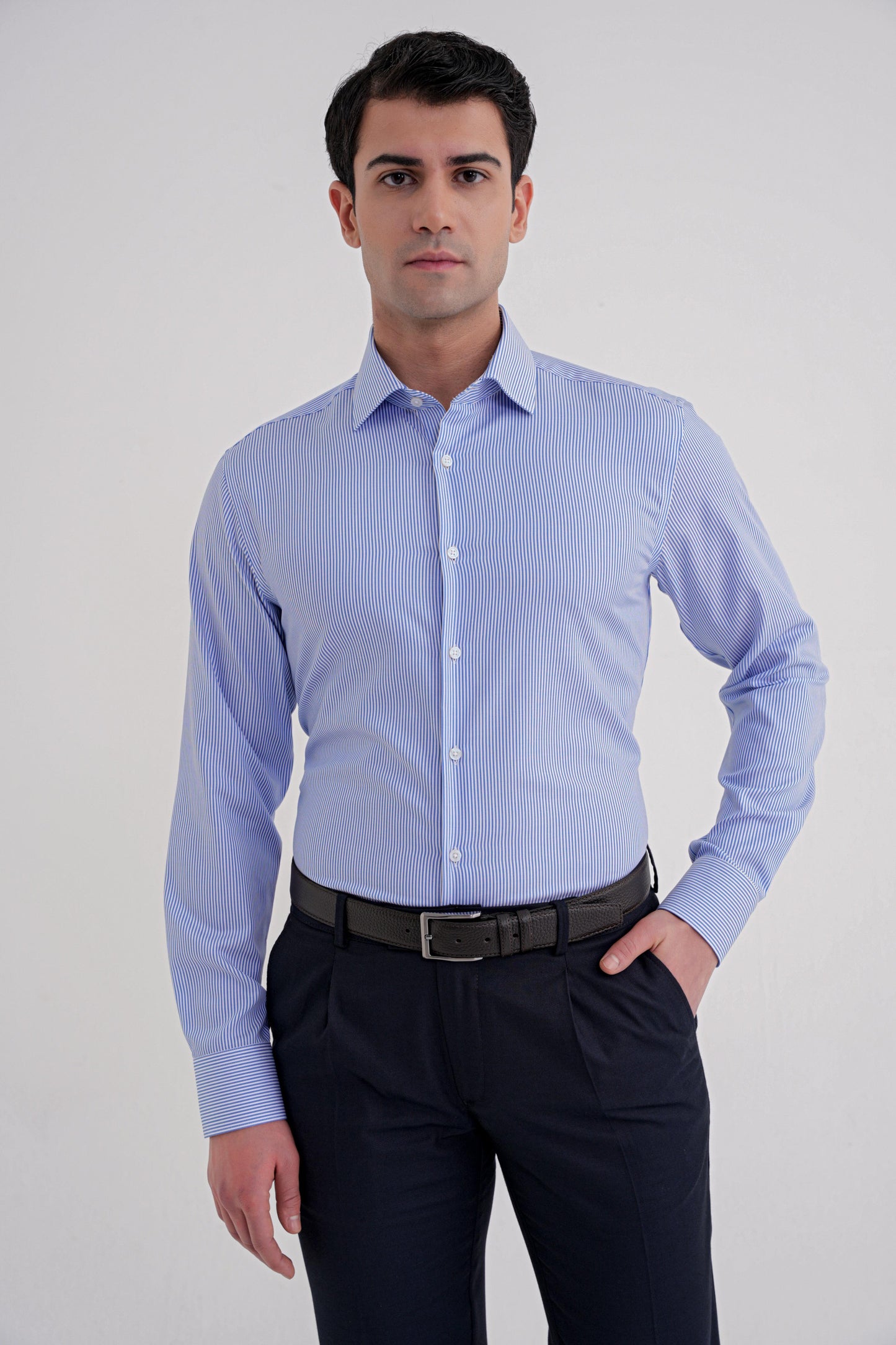 Gk 751 Gömlek Comfort Mavi