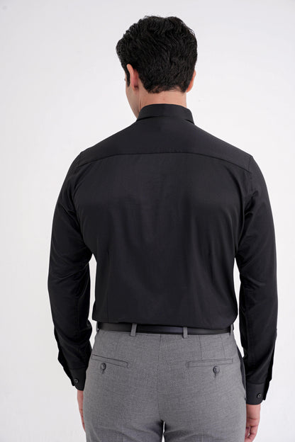 Gk 752 Gömlek Slim Siyah