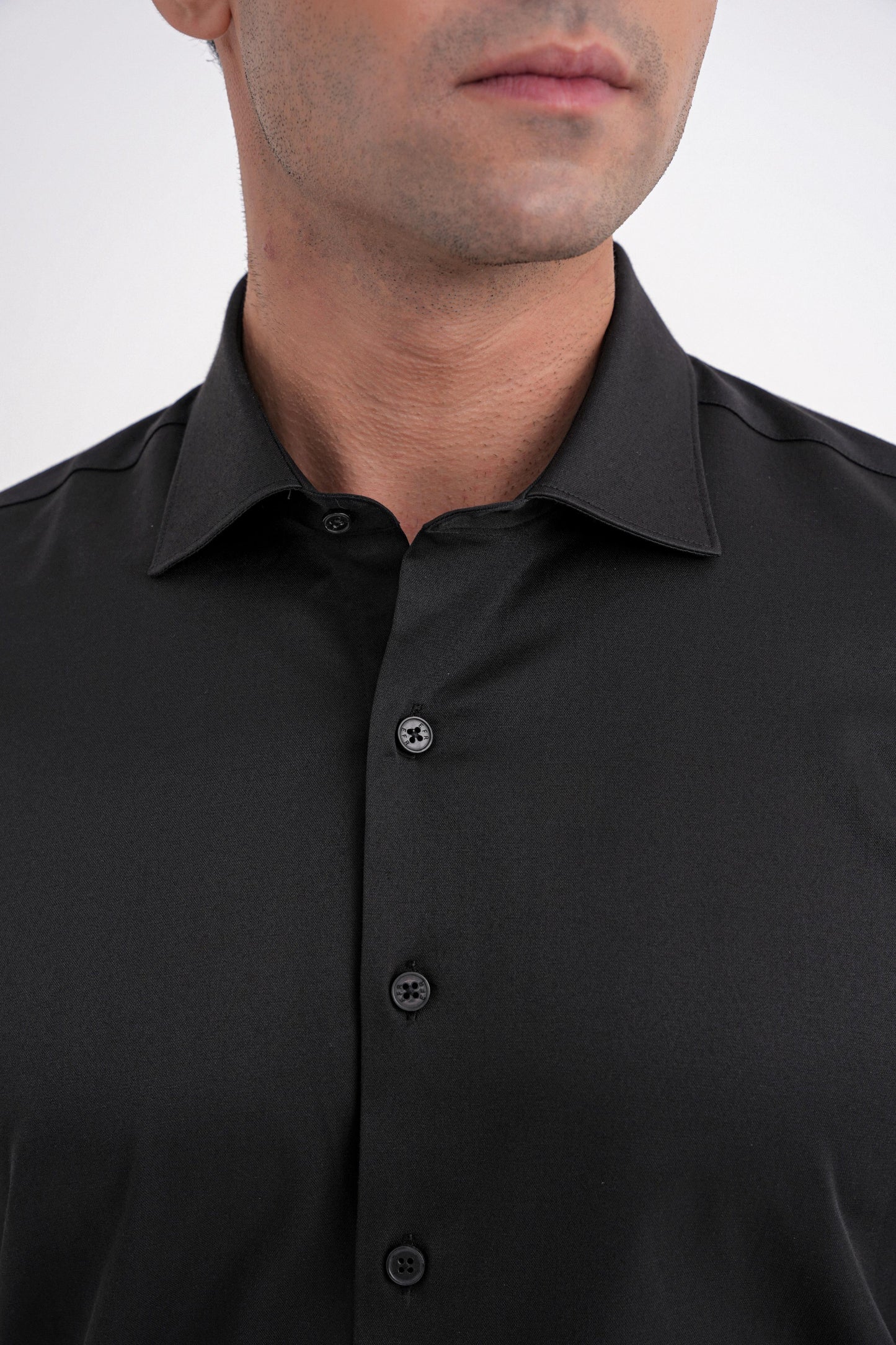 Gk 753 Gömlek Slim Siyah