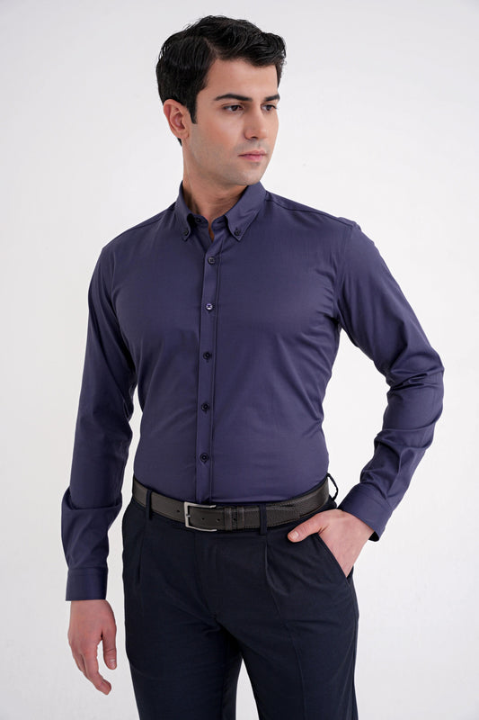 Gk 754 Gömlek Slim Lacivert