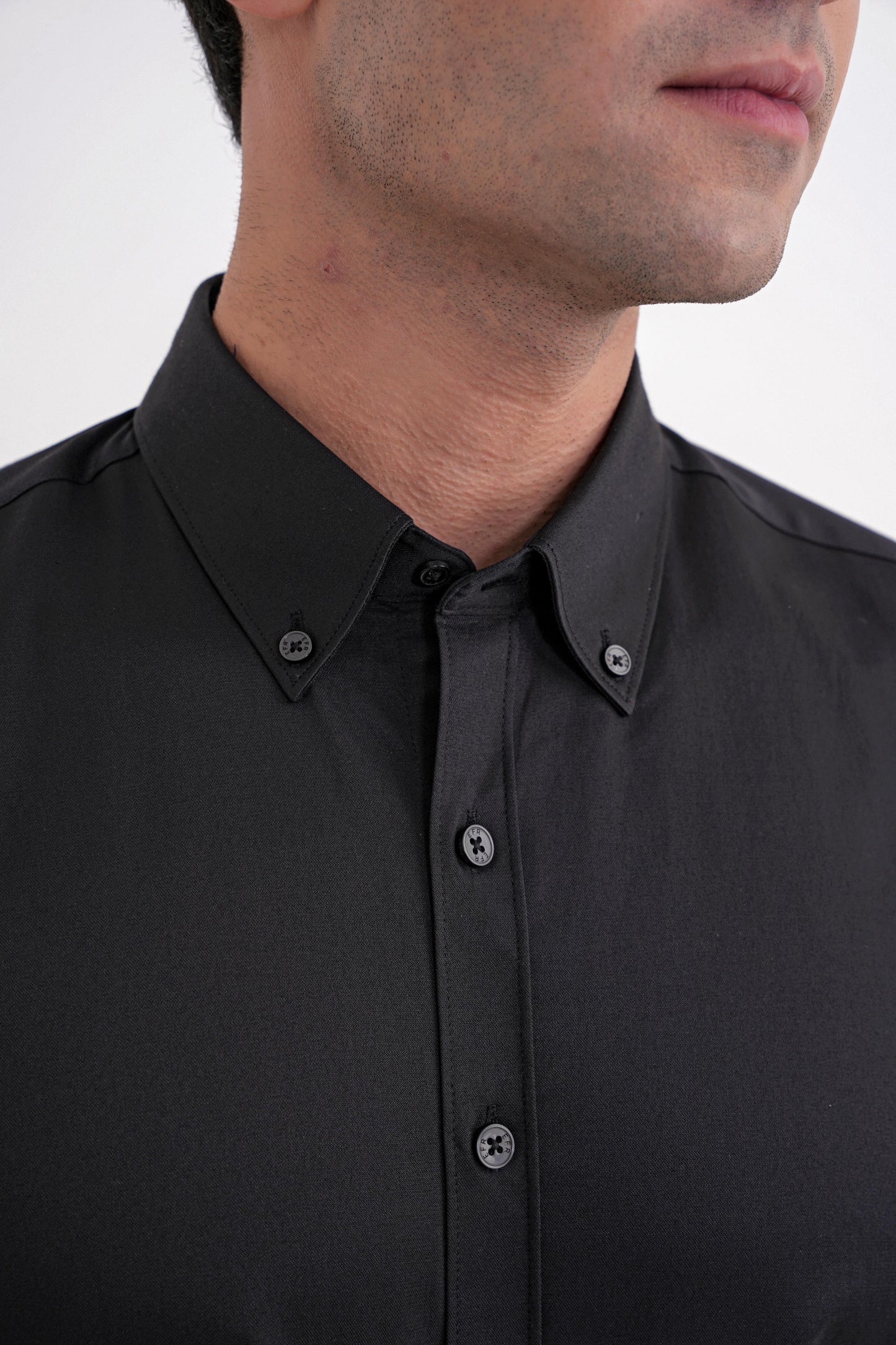 Gk 754 Gömlek Slim Siyah