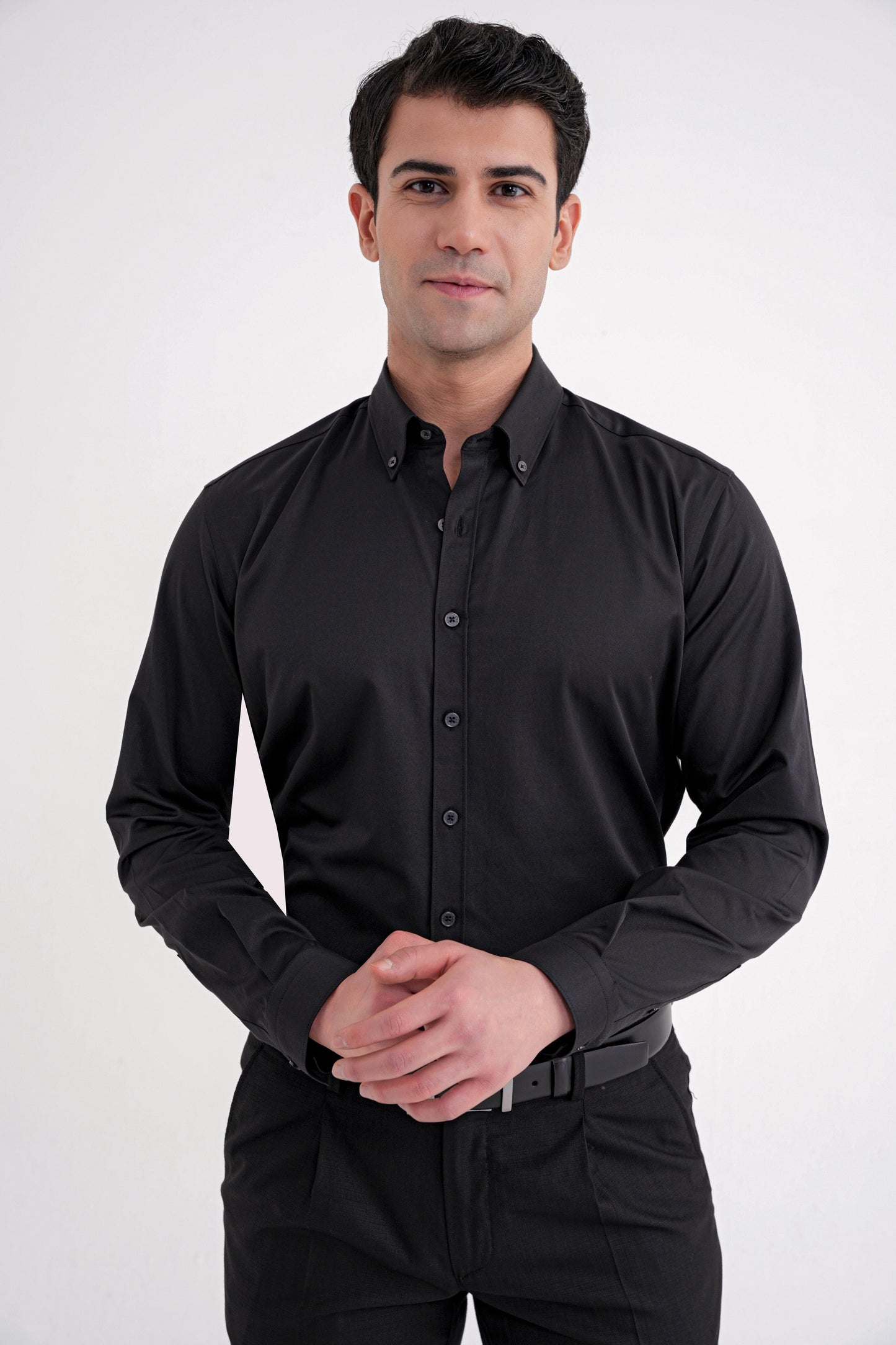 Gk 754 Gömlek Slim Siyah