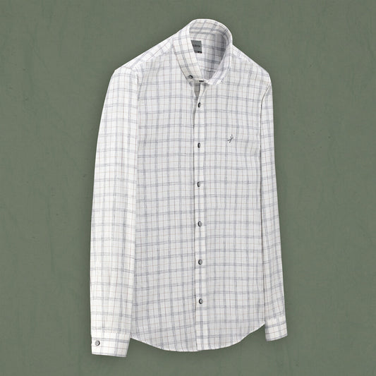 Goias Beyaz Pamuklu Gömlek