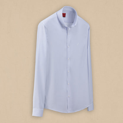 Goias Soho Mikro Desenli Mavi Gömlek