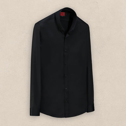 Goias Uzun Kol Klasik Siyah Gömlek