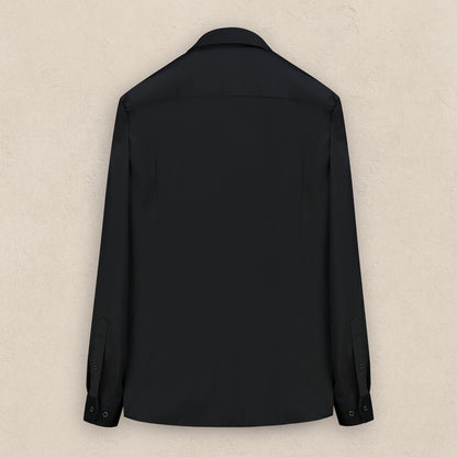 Goias Uzun Kol Klasik Siyah Gömlek