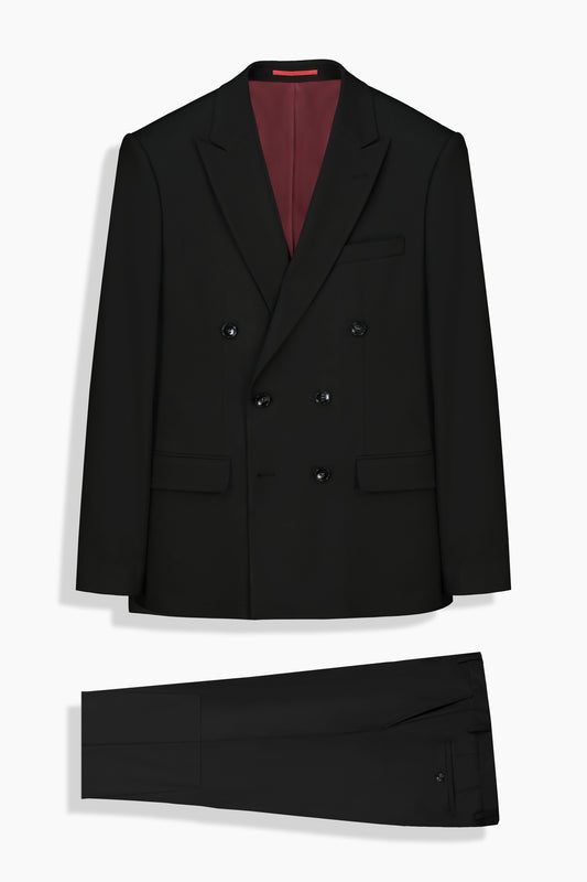 Golden Resta Slim Fit Siyah Takım Elbise
