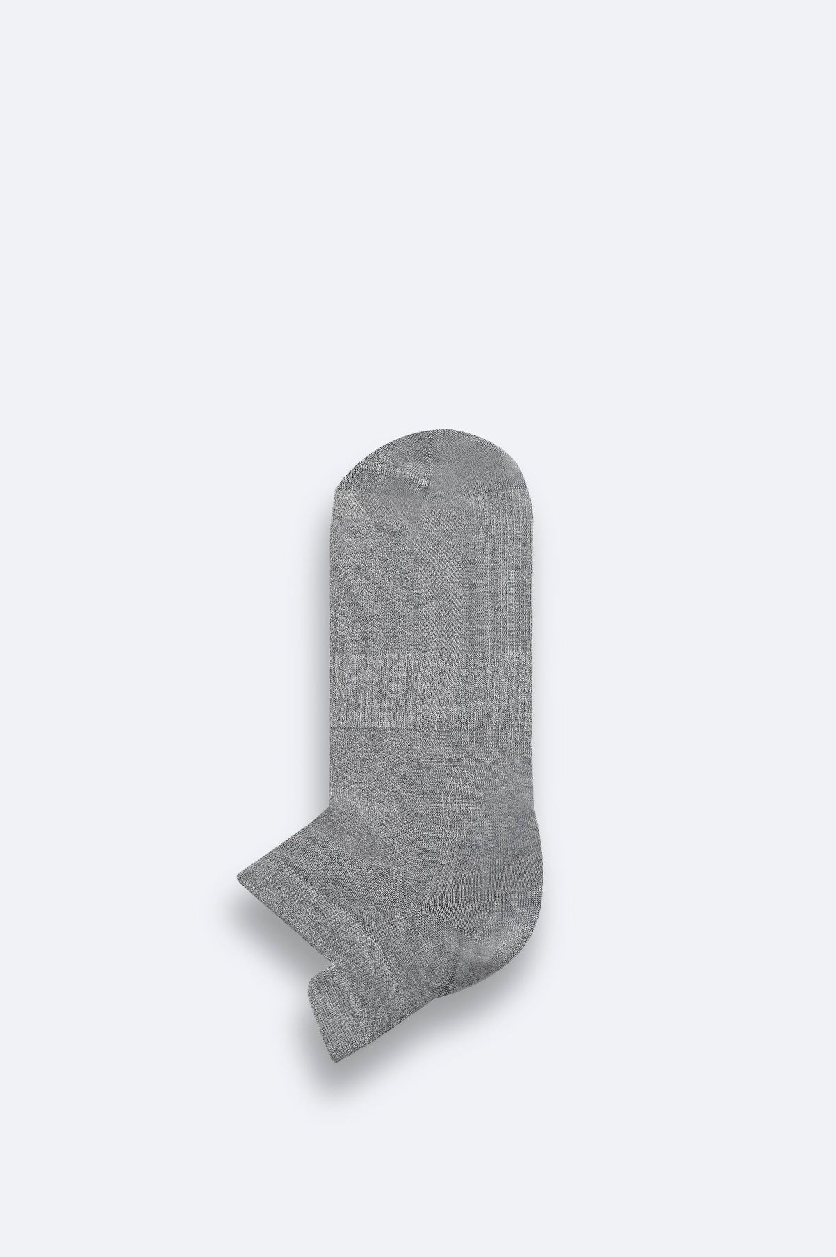 Gri Bambu Patik Çorap