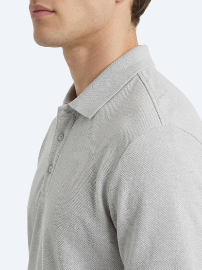 Gri Çizgili %100 Pamuk T-shirt