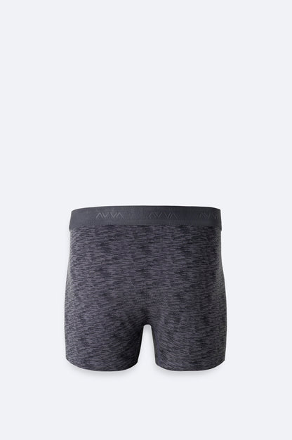 Gri Desenli Tekli Boxer