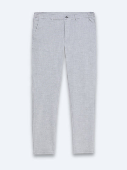 Gri Dokuma Jogging Fit Casual Pantolon