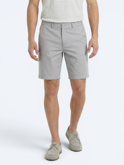 Gri Düz Kumaş Jogging Fit Casual Bermuda