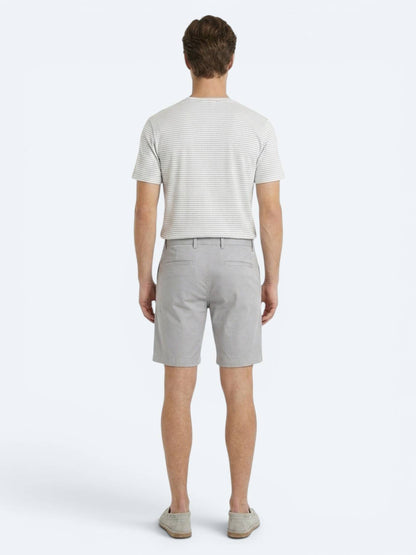Gri Düz Kumaş Jogging Fit Casual Bermuda