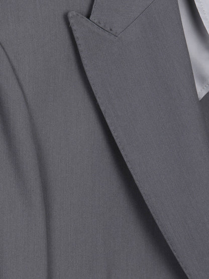Gri Düz Modern Fit Takım Elbise