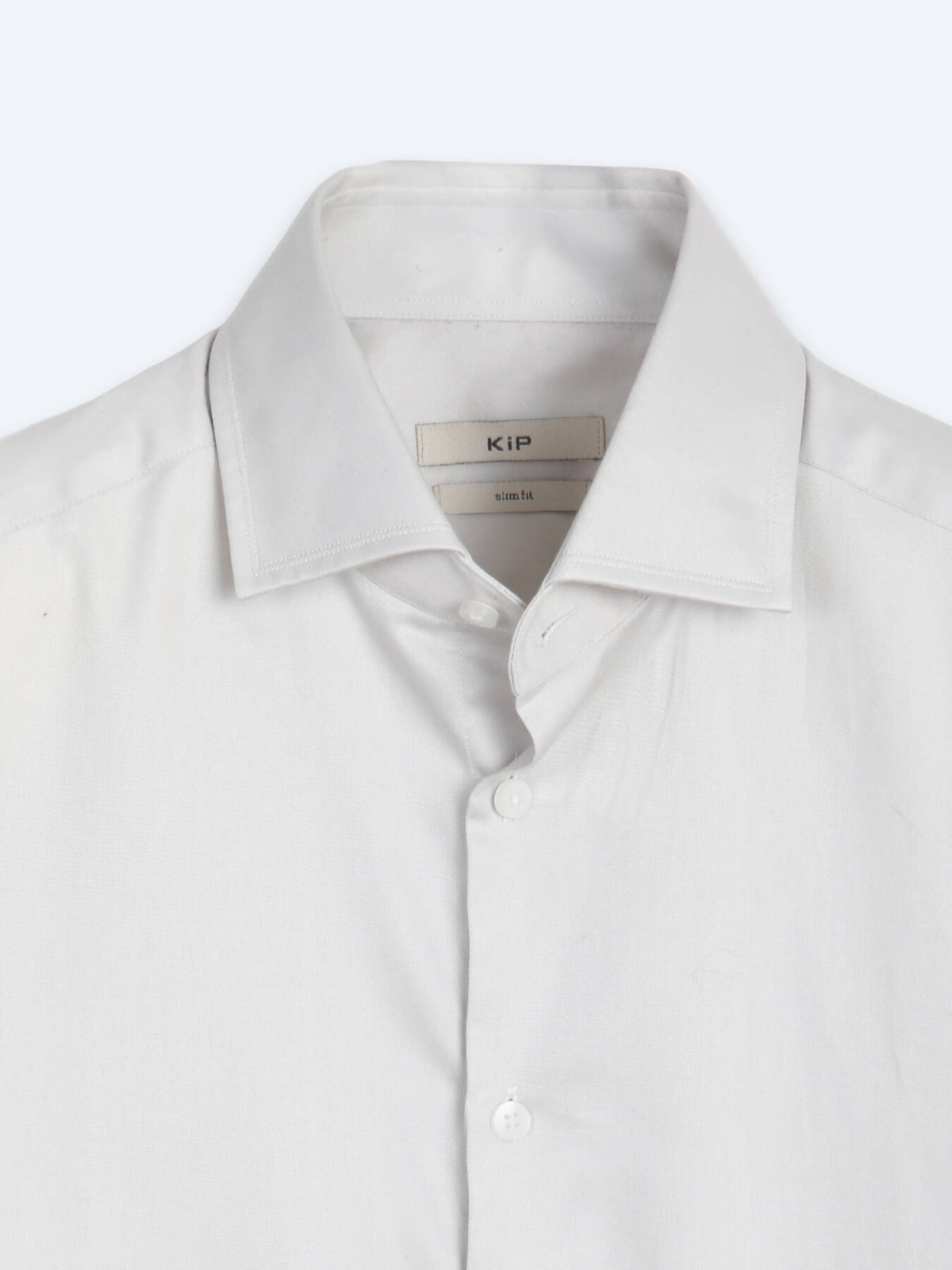 Gri Düz Slim Fit Uzun Dokuma Klasik %100 Pamuk Gömlek