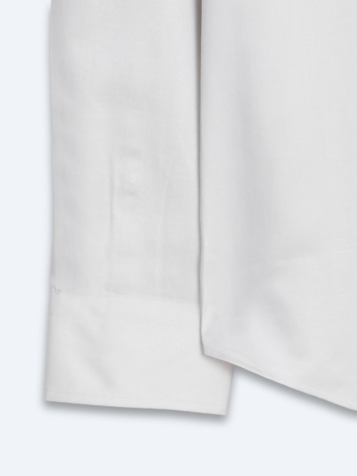 Gri Düz Slim Fit Uzun Dokuma Klasik %100 Pamuk Gömlek