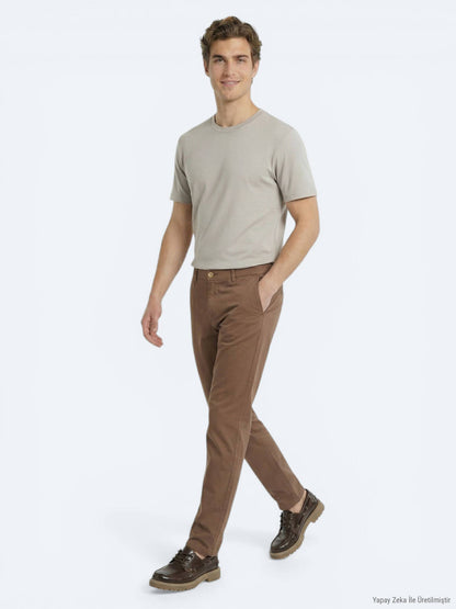 Gri Düz T-shirt