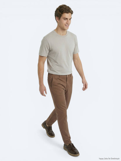Gri Düz T-shirt