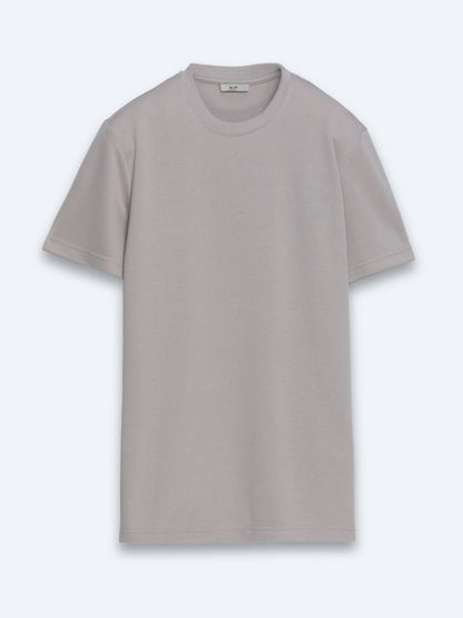 Gri Düz T-shirt