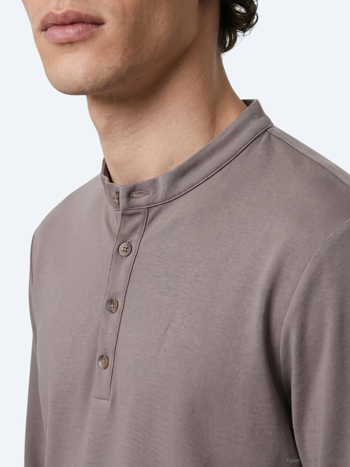 Gri Düz T-shirt