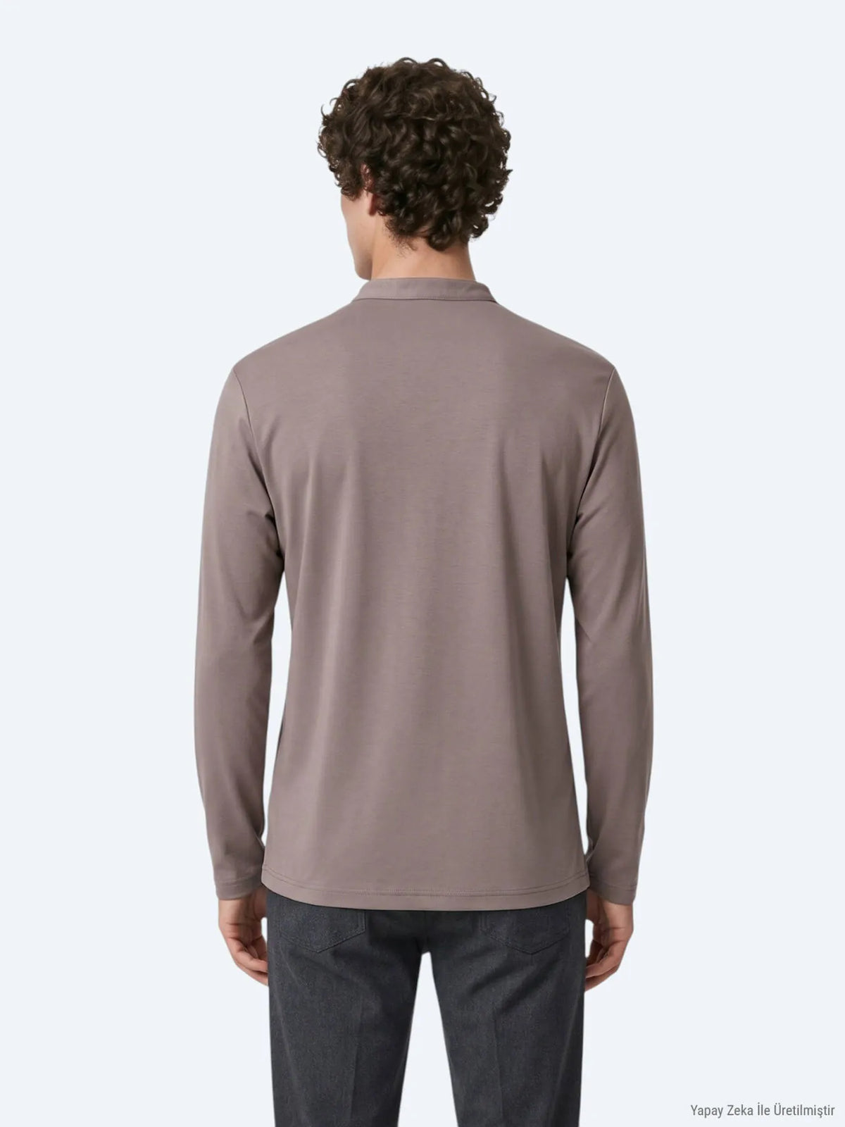 Gri Düz T-shirt