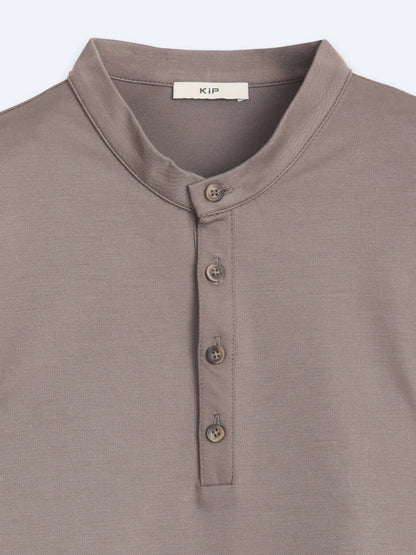 Gri Düz T-shirt