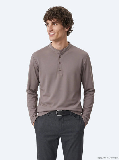 Gri Düz T-shirt