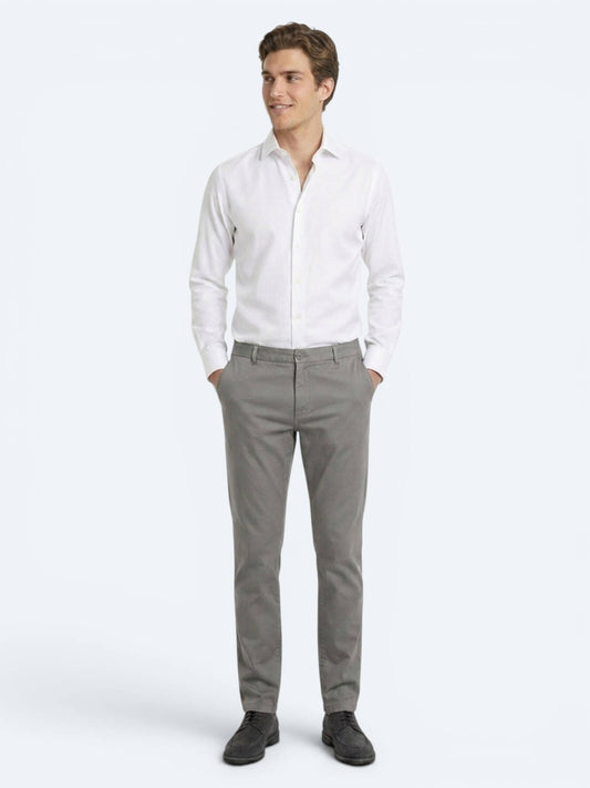 Gri Kumaş Jogging Fit Casual Pantolon