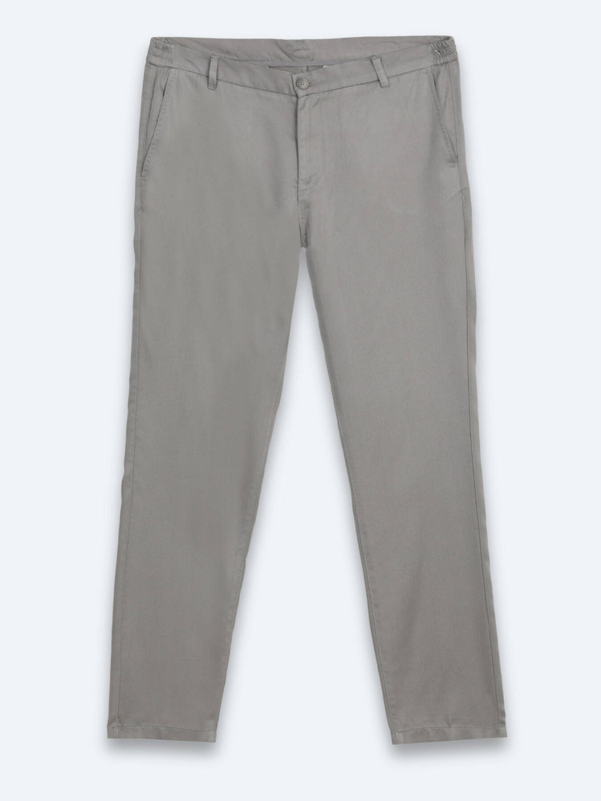 Gri Kumaş Jogging Fit Casual Pantolon
