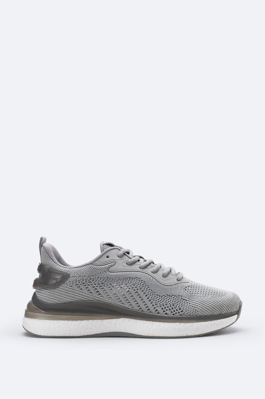 Gri Nefes Alan Sneaker Ayakkabı