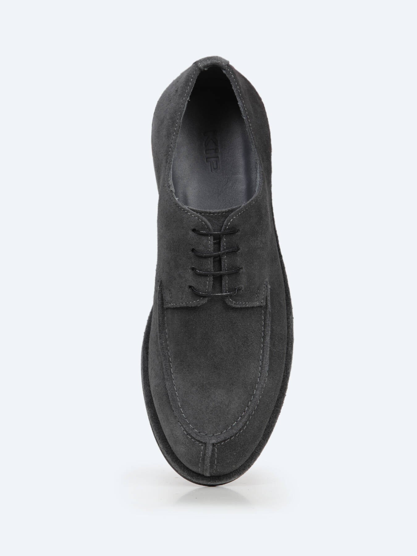 Gri Süet Smart Casual Ayakkabı