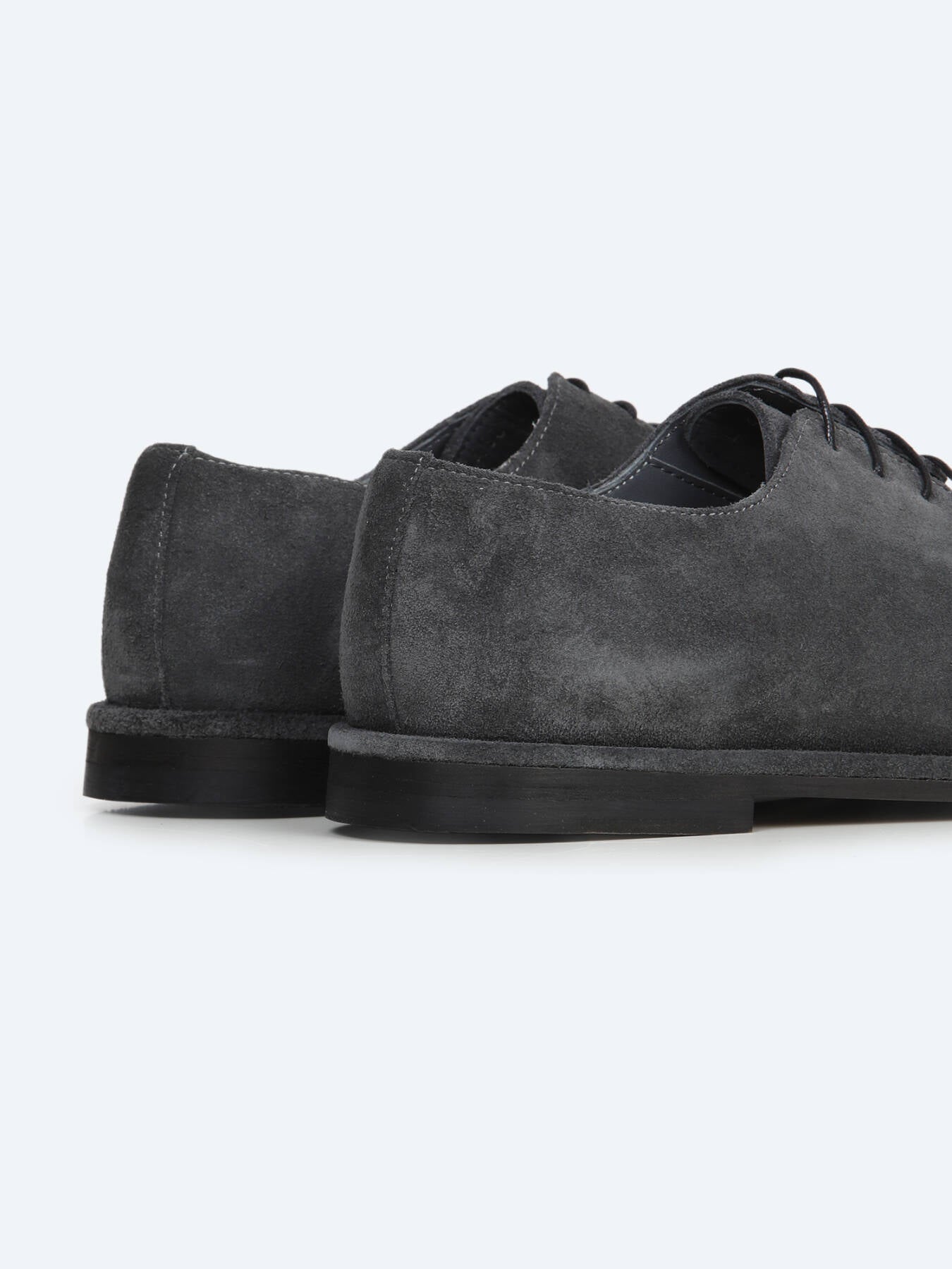 Gri Süet Smart Casual Ayakkabı