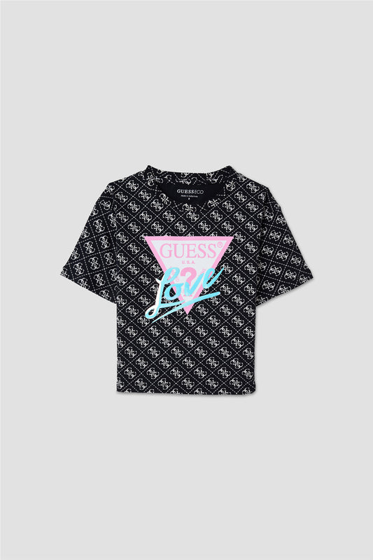 Kız Çocuk Siyah Tshirt