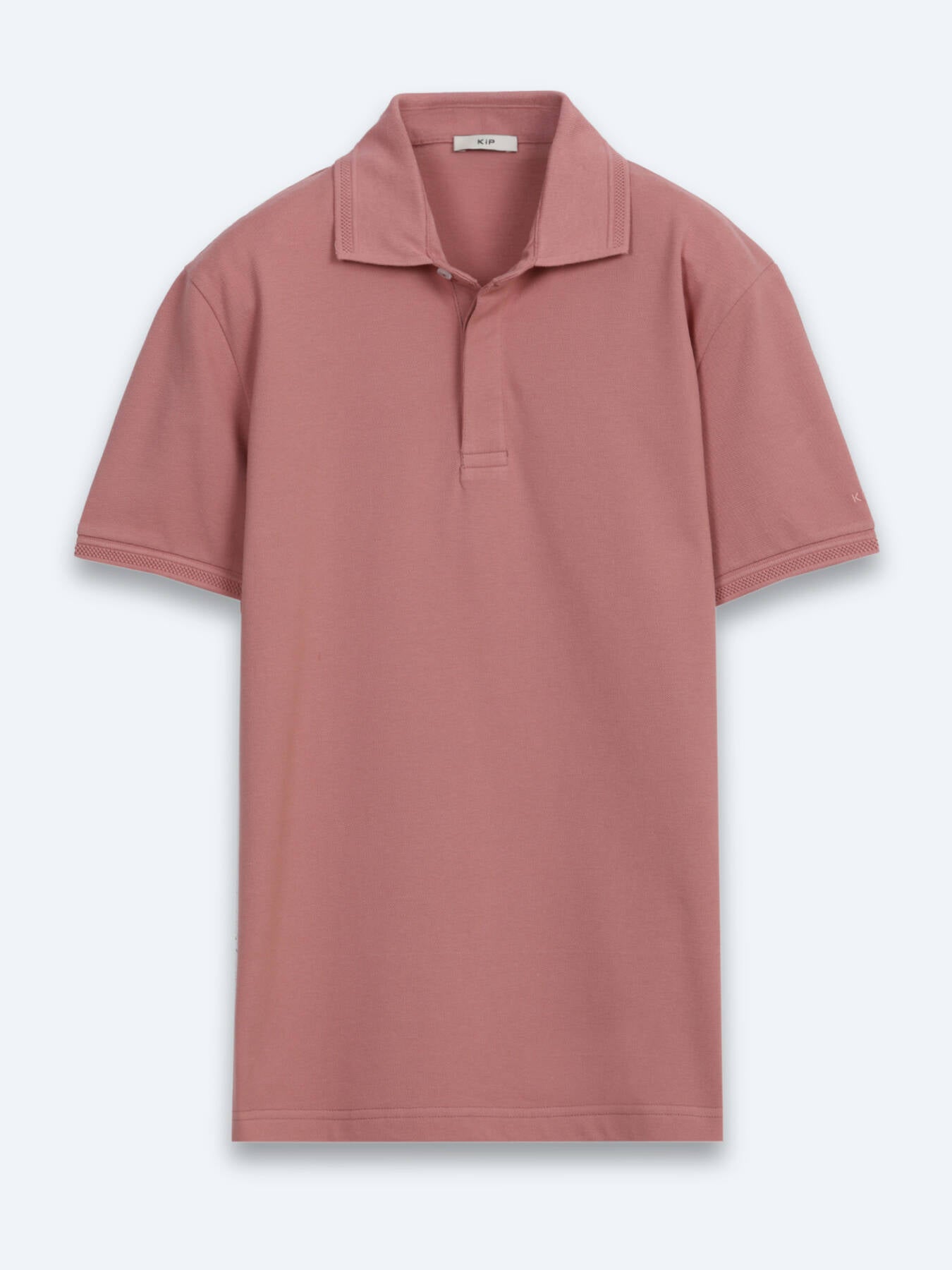 Gül Kurusu Düz %100 Pamuk T-shirt