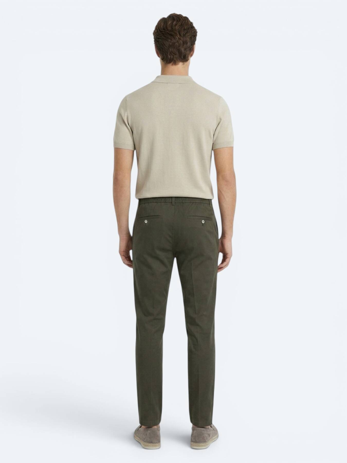 Haki Kumaş Jogging Fit Casual Pantolon