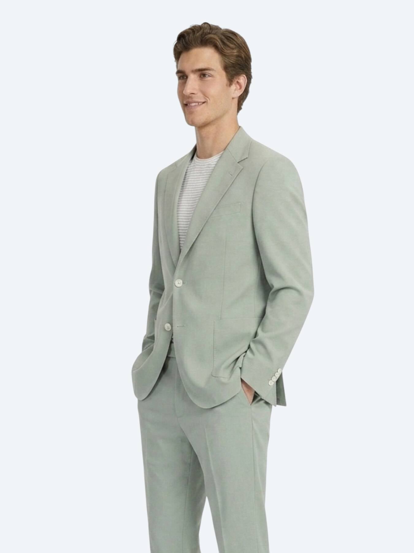 Haki Modern Fit Takım Elbise