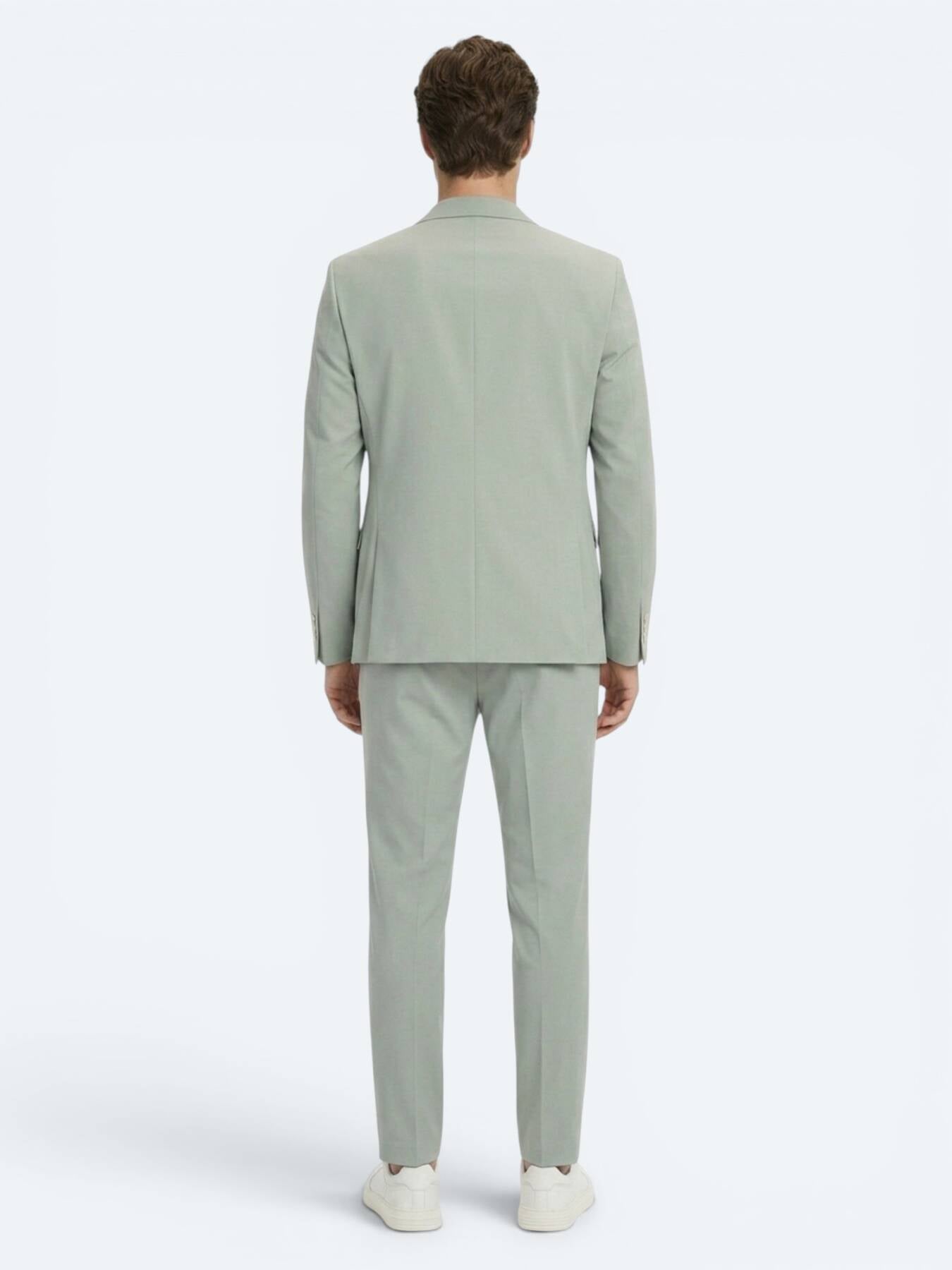 Haki Modern Fit Takım Elbise
