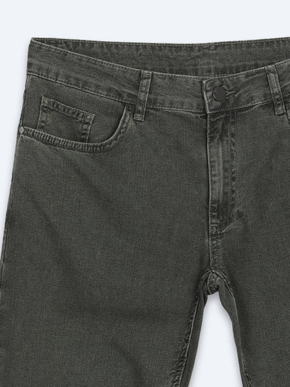 Haki Regular Fit Denim %100 Pamuk Pantolon