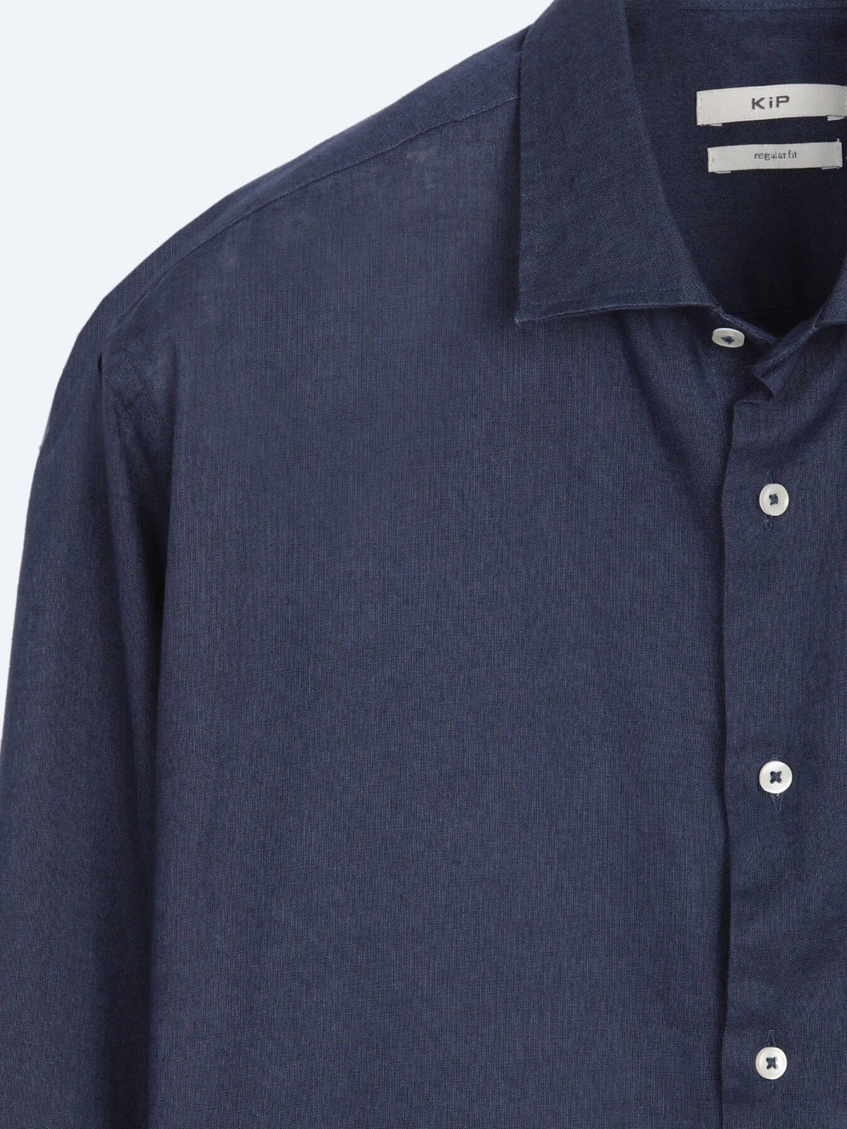 Indigo Regular Fit Uzun Dokuma Casual Pamuk Karışımlı Gömlek