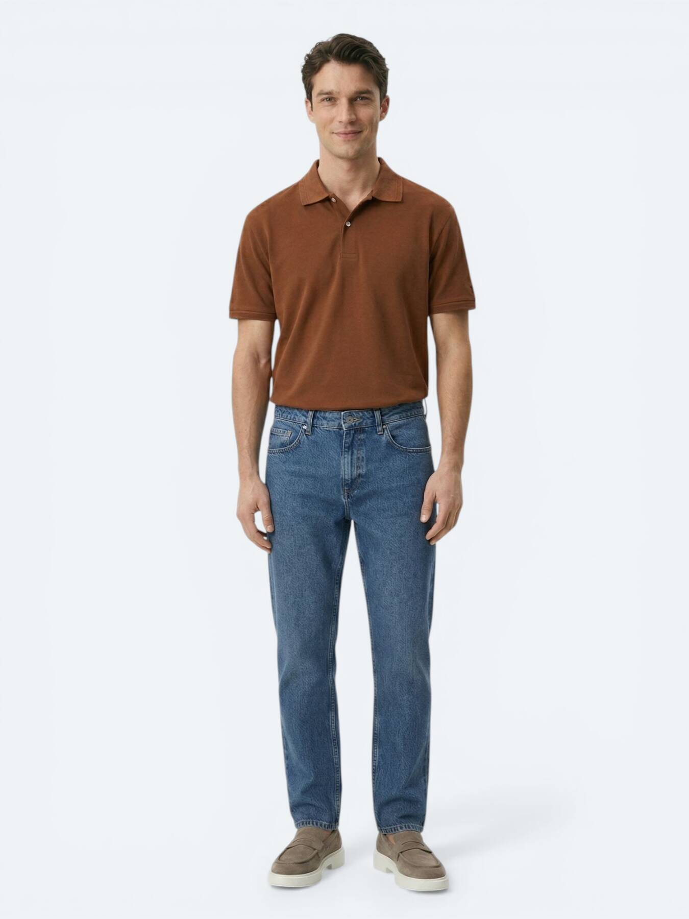 Indigo Relaxed Fit Denim Pantolon