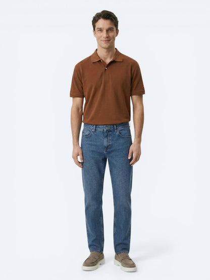 Indigo Relaxed Fit Denim Pantolon