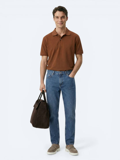 Indigo Relaxed Fit Denim Pantolon