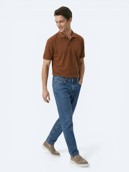Indigo Relaxed Fit Denim Pantolon