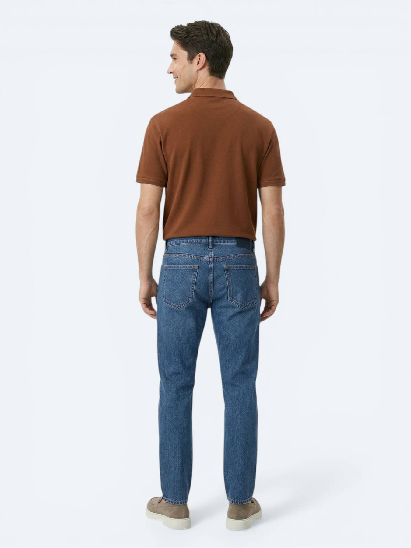 Indigo Relaxed Fit Denim Pantolon