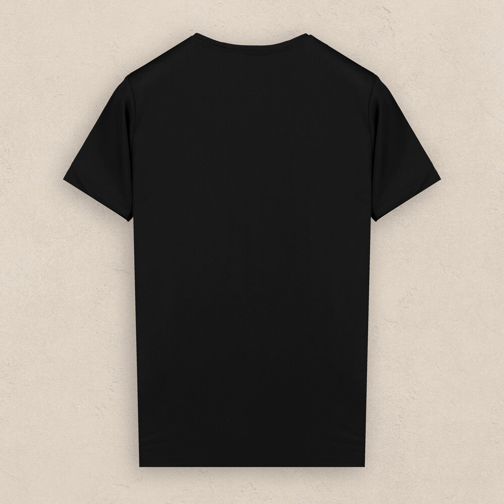 O Yaka Basic Siyah Tişört