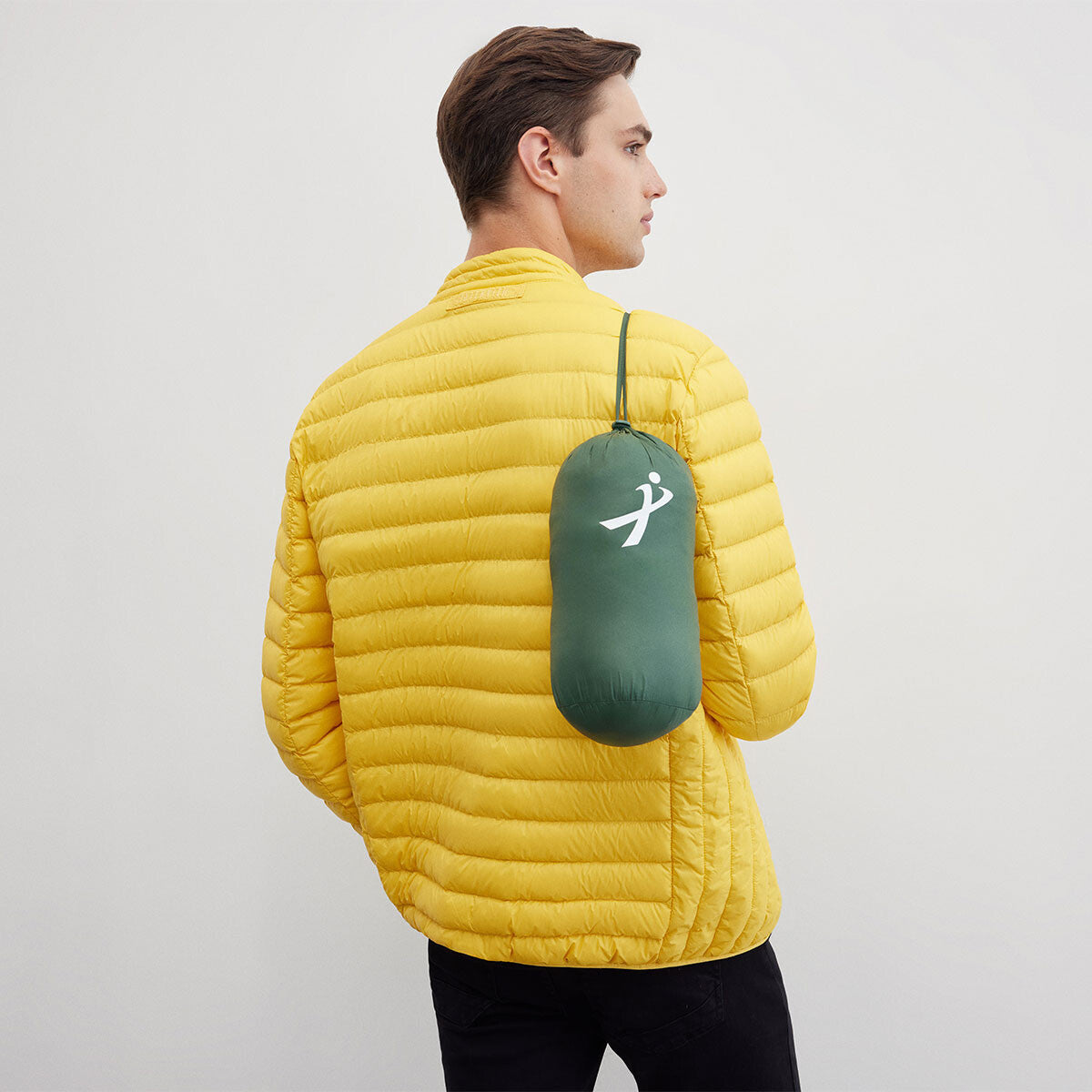 Torba Çantalı Sarı Mont