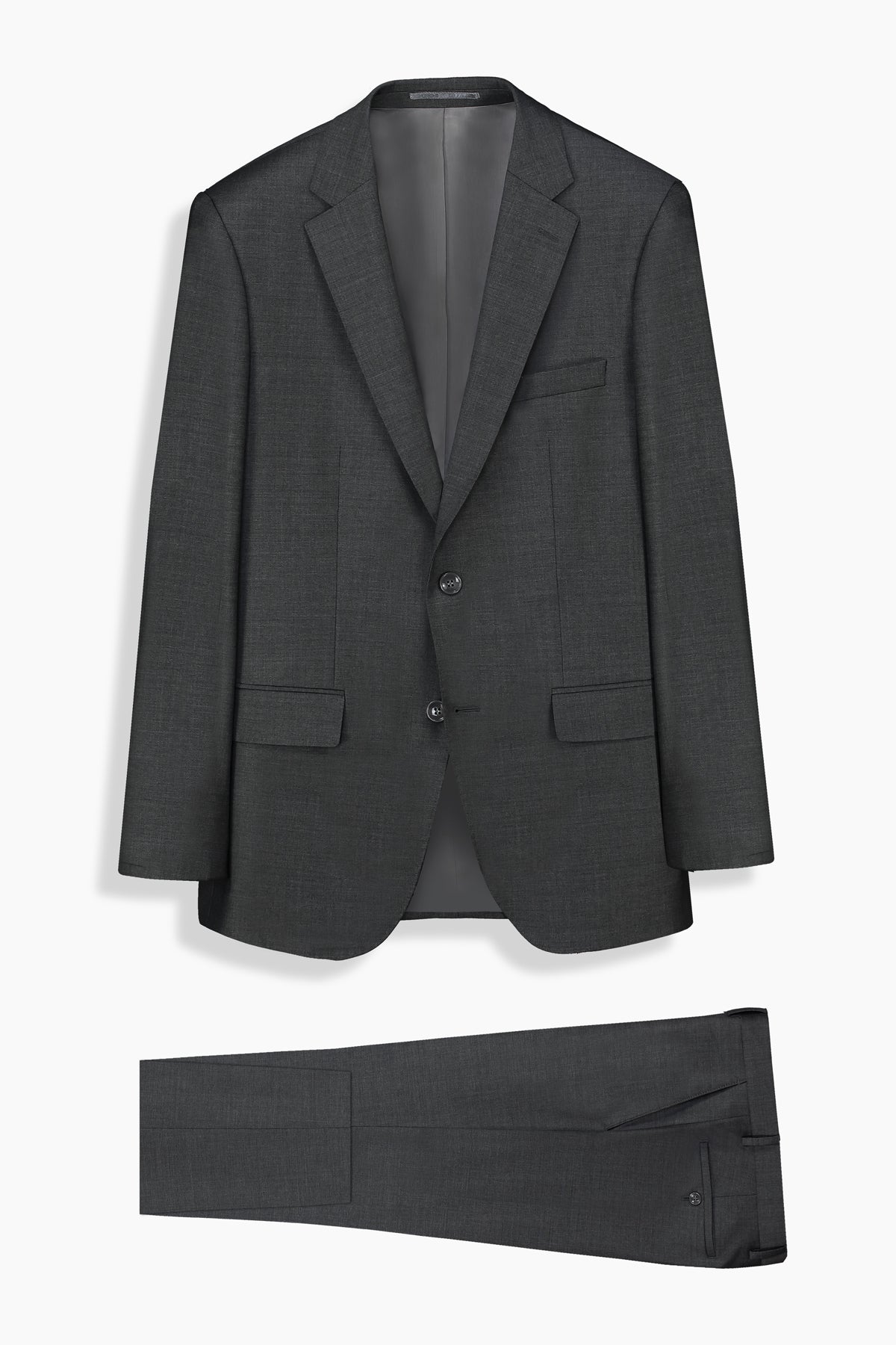 Jam Saxon Regular Fit Yünlü Gri Takım Elbise