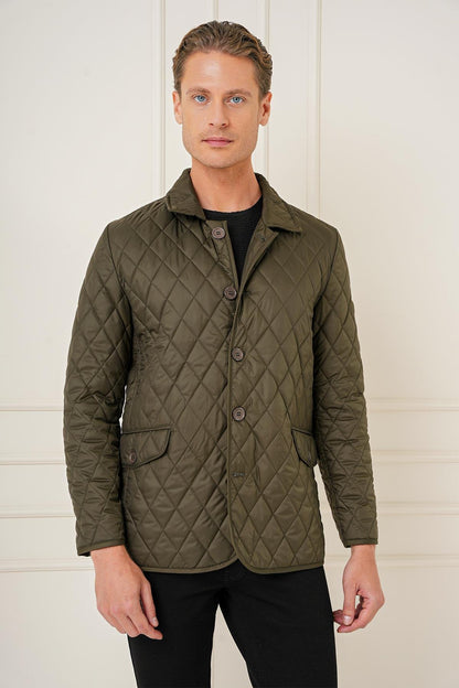 Ka 081 Slim Fit Haki Spor Kaban